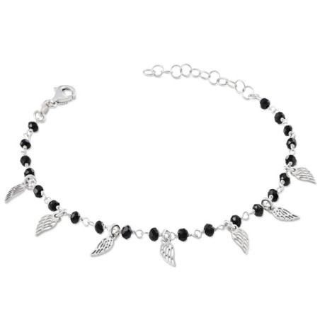 Silver Angel Wings bracelet SB21| GoldJewellery