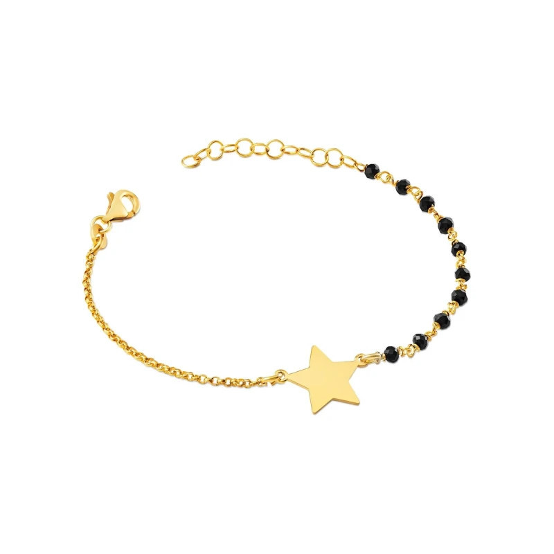 Silver bracelet "Magic time" plated with 18k gold GoldJewellery