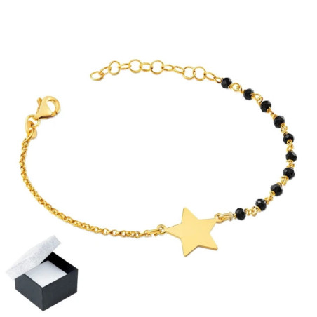 Silver bracelet "Magic time" plated with 18k gold GoldJewellery