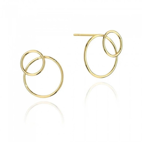Gold-plated silver Kos earrings large SKZ.11D | GoldJewellery