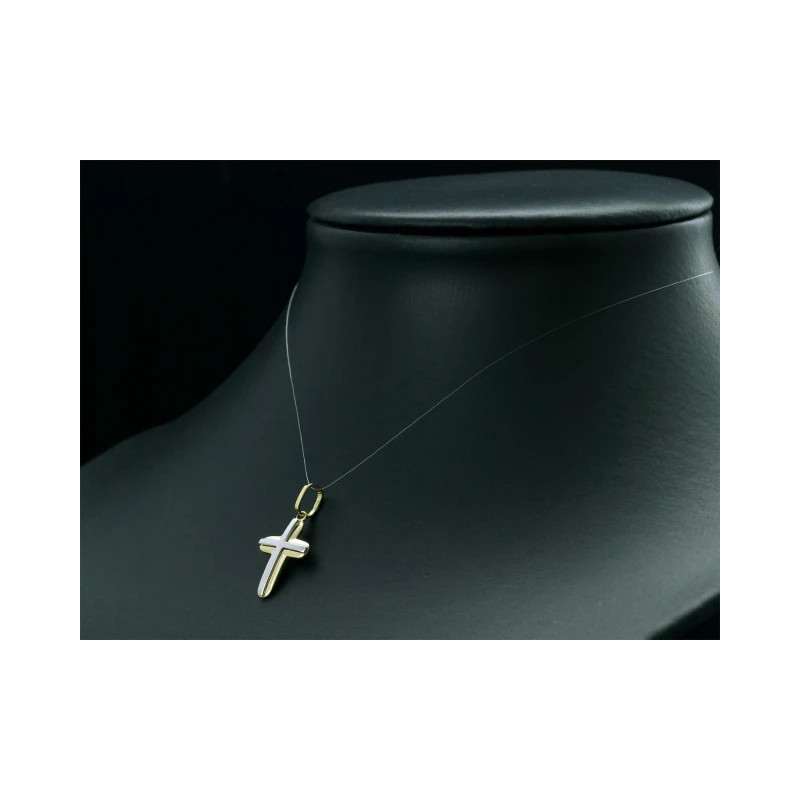 BEAUTIFUL GOLD CROSS Baptism Communion trial 585 W1.178P | GoldJewellery