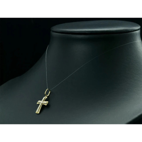 BEAUTIFUL GOLD CROSS Baptism Communion trial 585 W1.179P | GoldJewellery