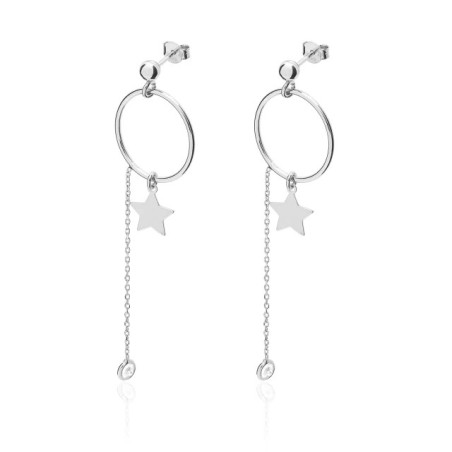 Silver hanging stone earrings SK.02| GoldJewellery
