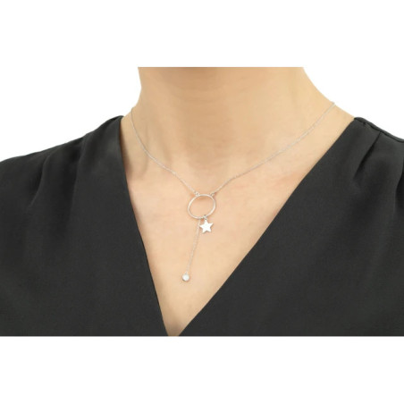 Silver Star necklace SN29 |GoldJewellery
