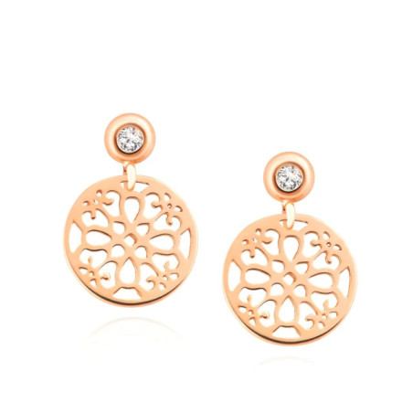 Gold stud earrings rose gold 585 K3.2428s2RP | GoldJewellery