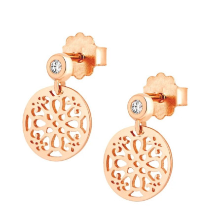 Gold stud earrings rose gold 585 K3.2428s2RP | GoldJewellery