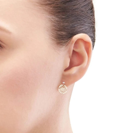 Gold stud earrings rose gold 585 K3.2428s2RP | GoldJewellery