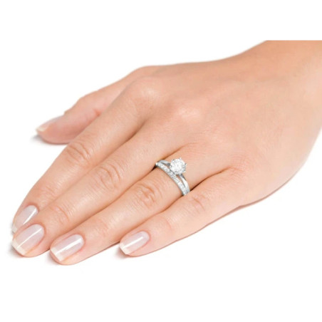 Silver ring with a large eye PS3.1501 | GoldJewellery