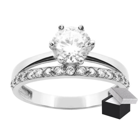 Silver ring with a large eye PS3.1501 | GoldJewellery