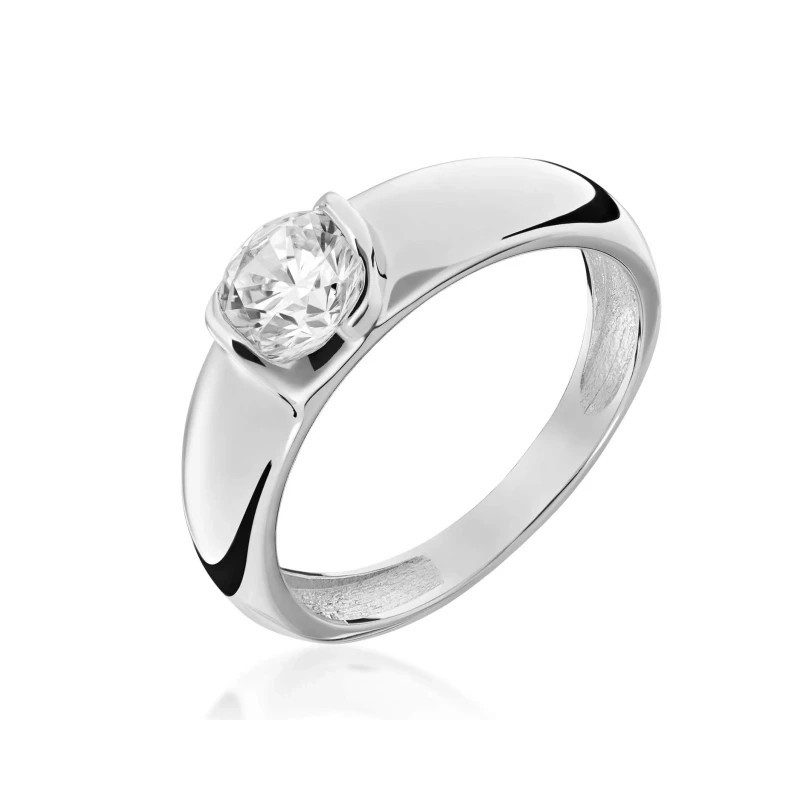 Silver ring with a large stone PS3.1615 | GoldJewellery