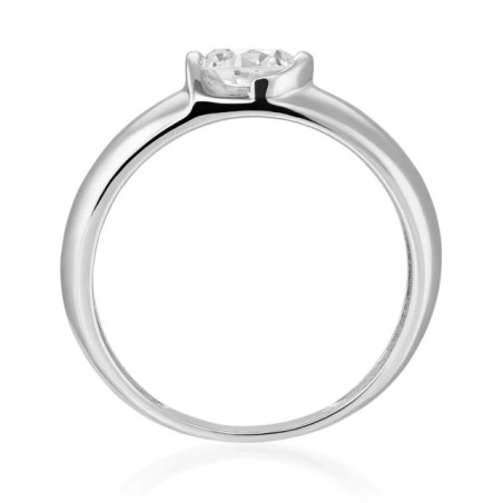 Silver ring with a large stone PS3.1615 | GoldJewellery