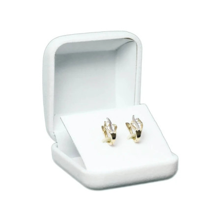 Gold earrings stones 333 K1.160 | GoldJewellery
