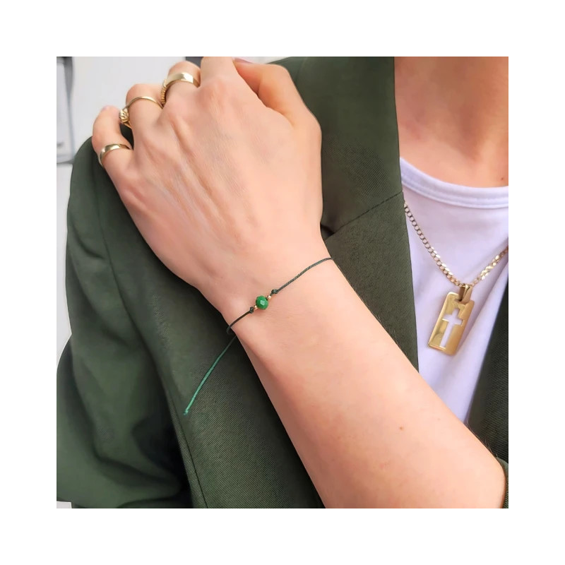 Gold string bracelet for the hand BOBO FEET MINI BSZN.08 | GoldJewellery