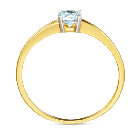 Engagement ring classic blue stone P3.1658a | GoldJewellery