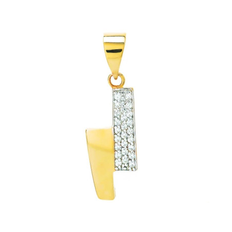 Gold pendant with cubic zirconia Pendant W3.2334 | GoldJewellery