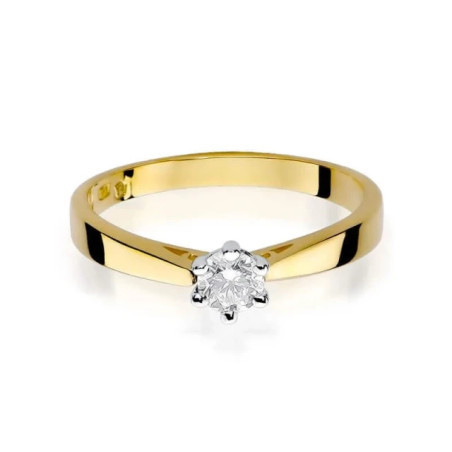 Gold ring with diamond EY-229B 0.30ct | GoldJewellery