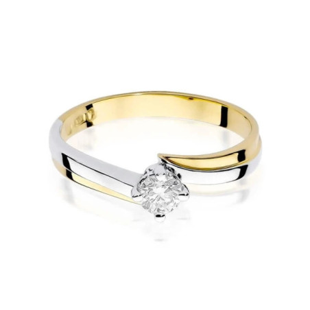 Gold ring with diamond EY-231B 0.30ct | GoldJewellery