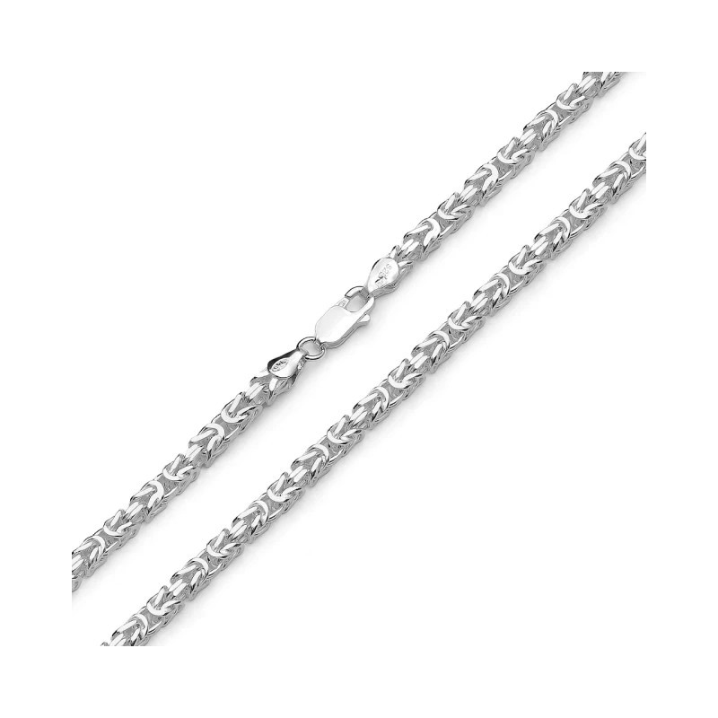 Silver BYZANTINE chain 60 cm | GoldJewellery Silver BYZANTINE chain 60 cm | GoldJewellery