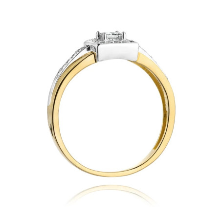 Gold ring with diamond EY-271 0.29ct | GoldJewellery