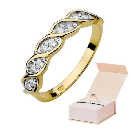 Gold ring with diamond EY-349 0.20ct | GoldJewellery