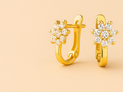 New Gold Earrings Banner